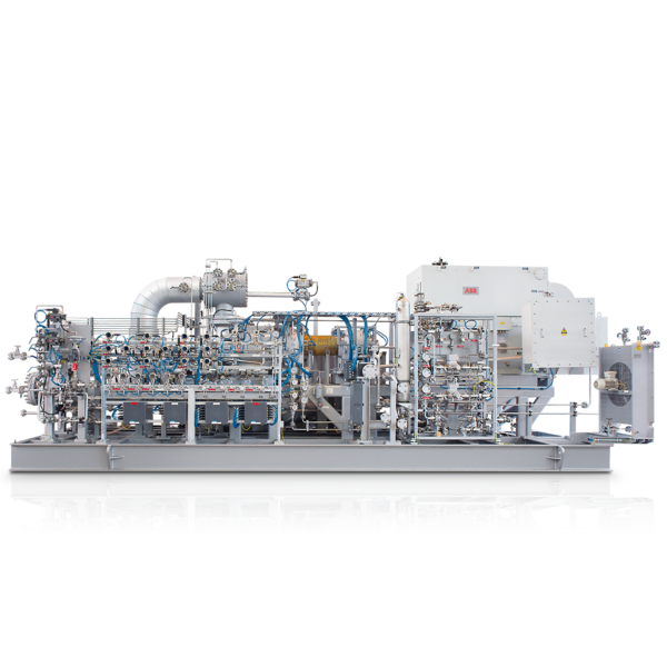 Oil-injected screw compressors VMY536M series (lateral view)