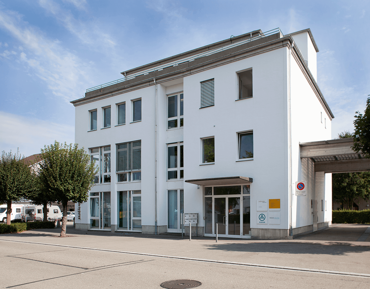 Obrázok budovy dcérskej spoločnosti Aerzen Schweiz AG
