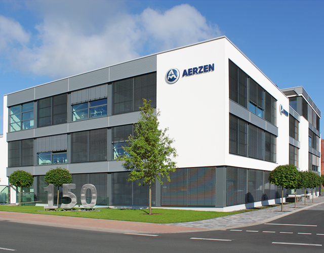 يقع المبنى الإداري الجديد في مسقط رأس AERZEN